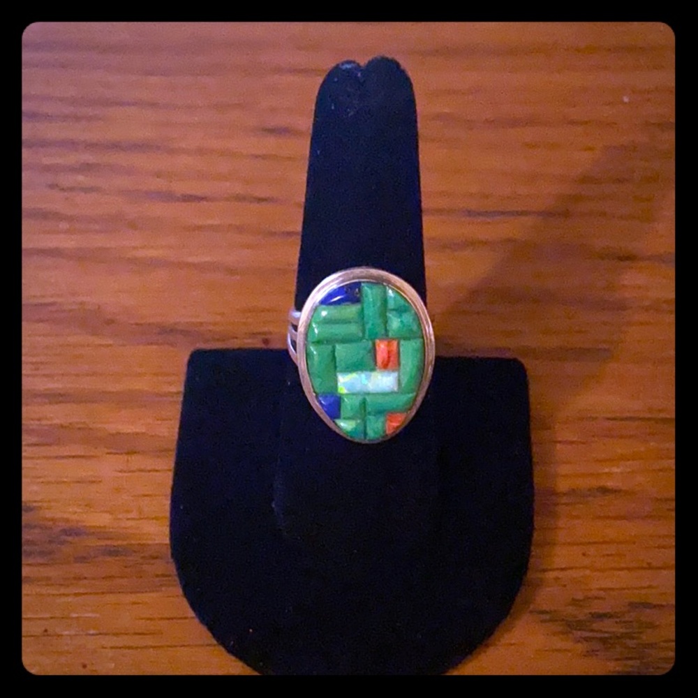 Native American sterling ring